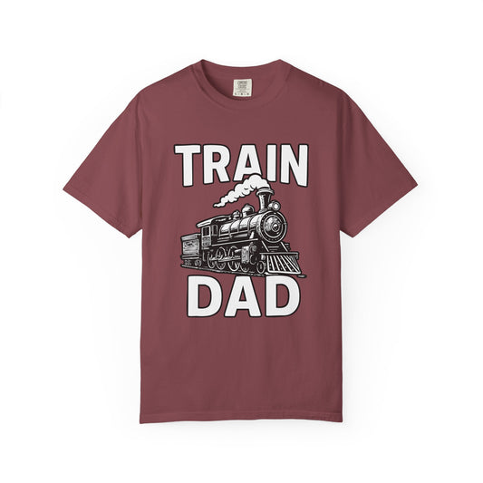 Train Dad T-shirt for Train Enthusiasts