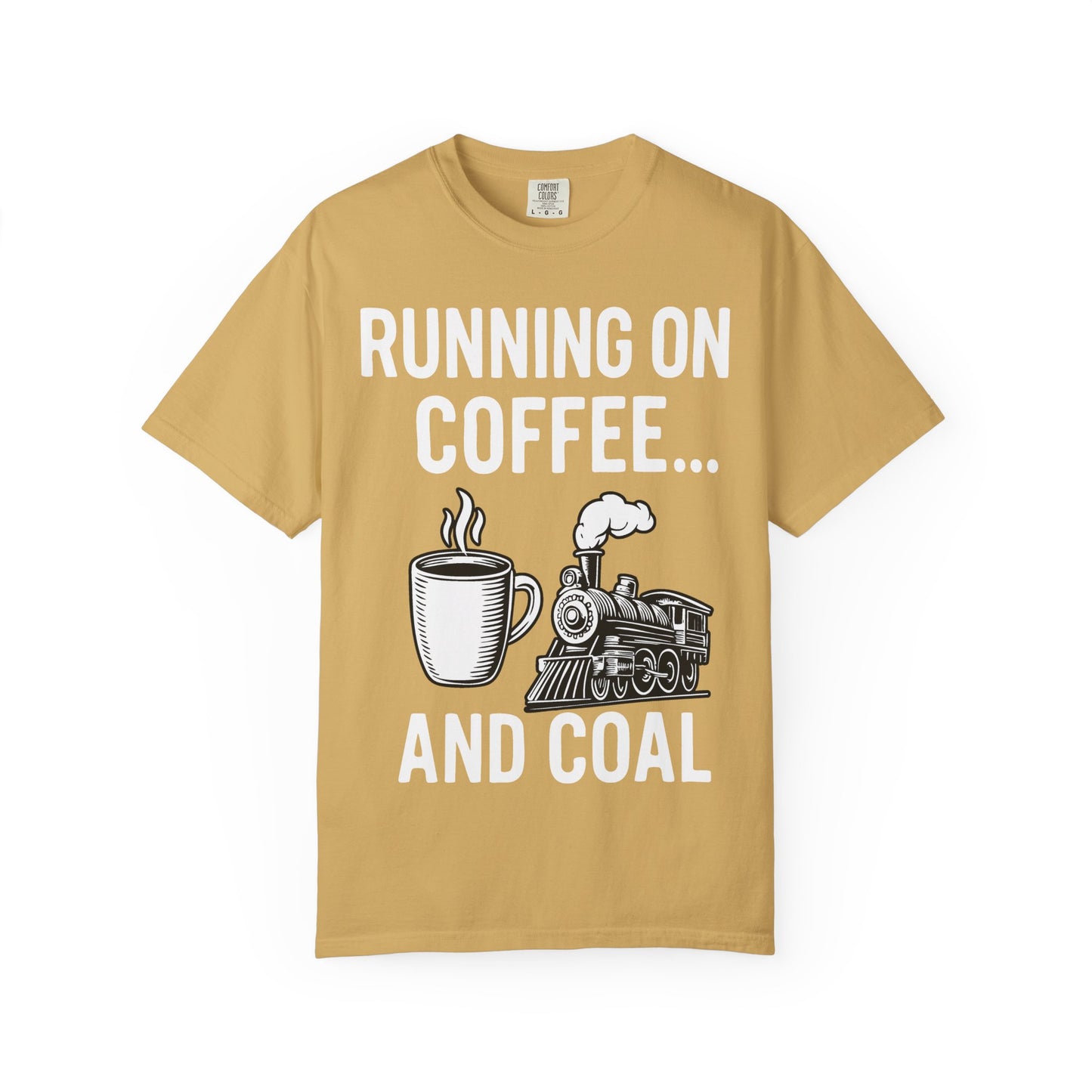 Coffee & Coal - Train and Coffee Enthusiast Tee - Unisex T-shirt