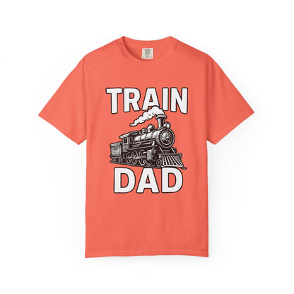 Train Dad T-shirt for Train Enthusiasts