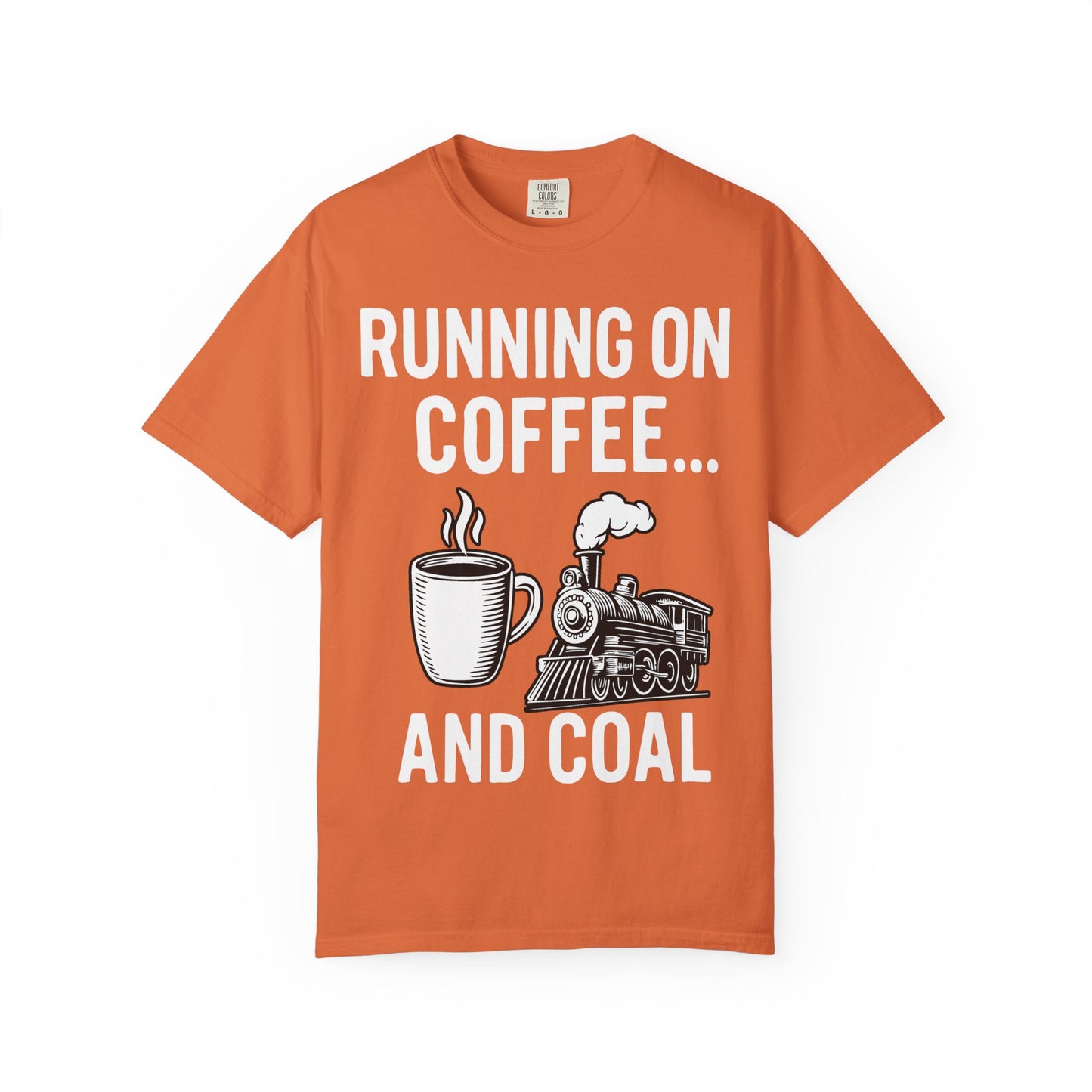 Coffee & Coal - Train and Coffee Enthusiast Tee - Unisex T-shirt