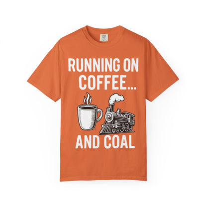 Coffee & Coal - Train and Coffee Enthusiast Tee - Unisex T-shirt