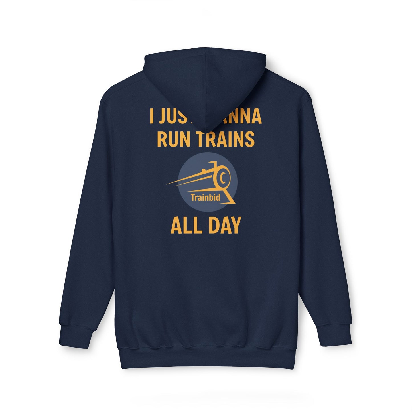 Run Trains All Day Train Enthusiast Unisex Hoodie, Perfect Gift for Train Lovers, Cozy Sweatshirt for All Occasions, Made in US, Buy More Trains [...]