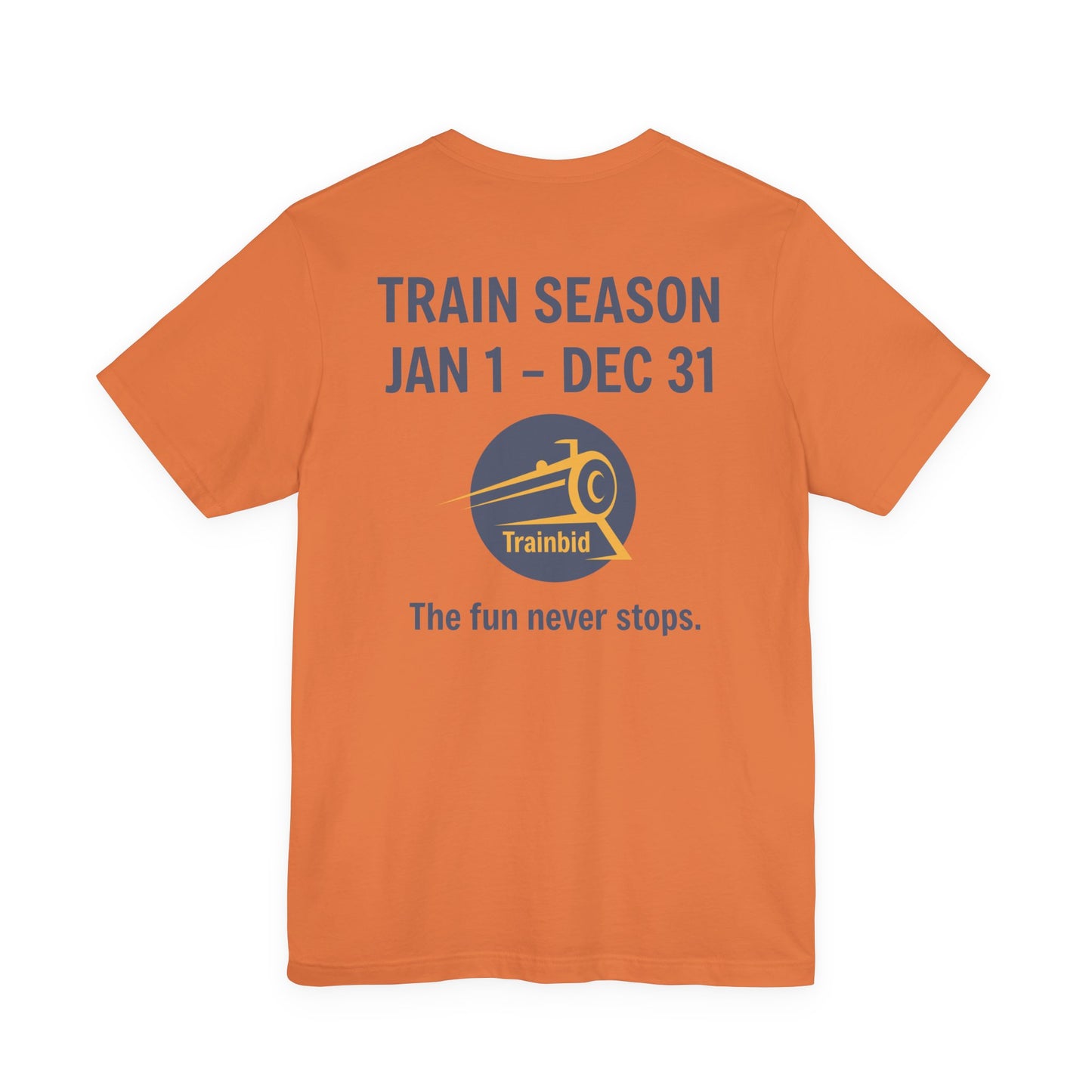 Train Enthusiast Tee, TRAIN SEASON, Unisex Short Sleeve Tee, Train Hobby Gift, Railroad Lover Apparel