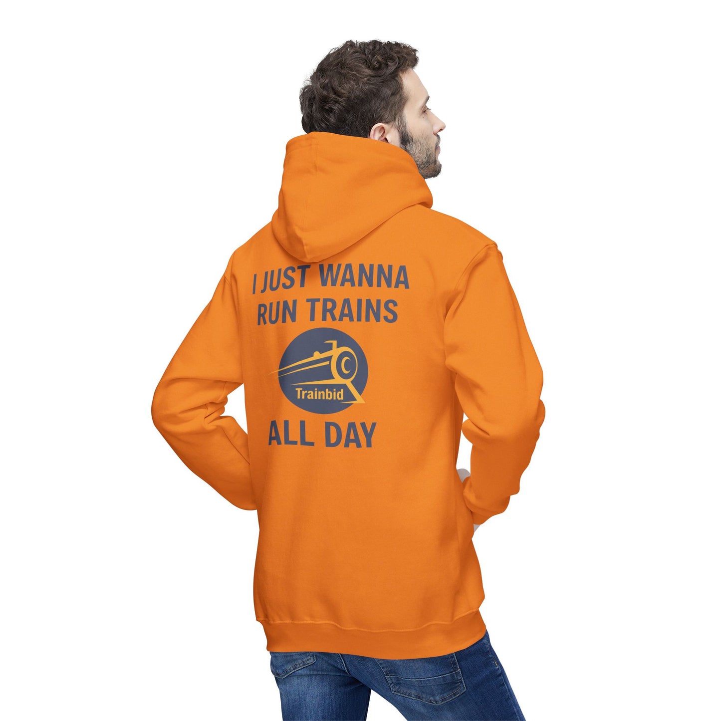 Run Trains All Day Train Enthusiast Unisex Hoodie, Perfect Gift for Train Lovers, Cozy Sweatshirt for All Occasions, Made in US, Buy More Trains [...]