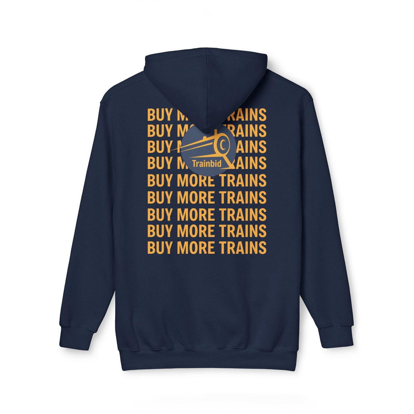 Train Enthusiast Unisex Hoodie, Perfect Gift for Train Lovers, Cozy Sweatshirt for All Occasions, Made in US, Buy More Trains [...]