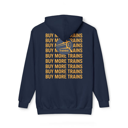 Train Enthusiast Unisex Hoodie, Perfect Gift for Train Lovers, Cozy Sweatshirt for All Occasions, Made in US, Buy More Trains [...]