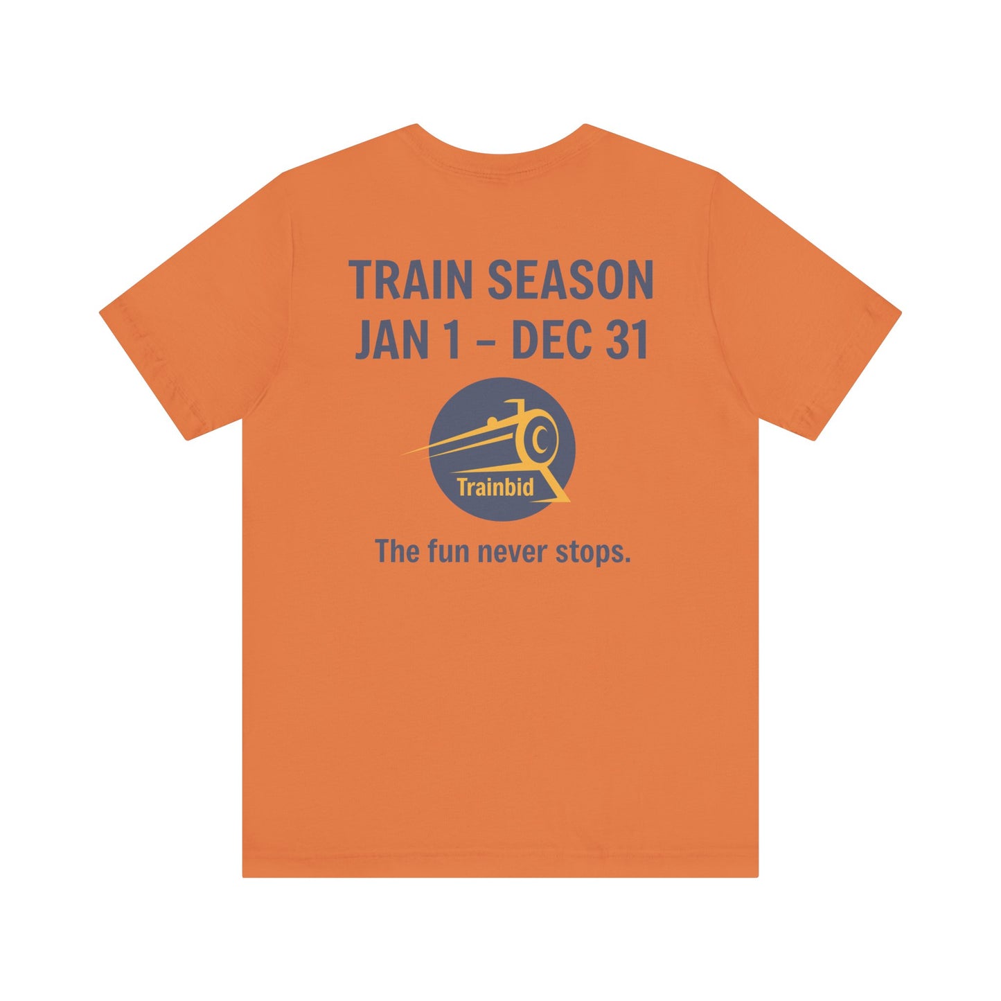 Train Enthusiast Tee, TRAIN SEASON, Unisex Short Sleeve Tee, Train Hobby Gift, Railroad Lover Apparel