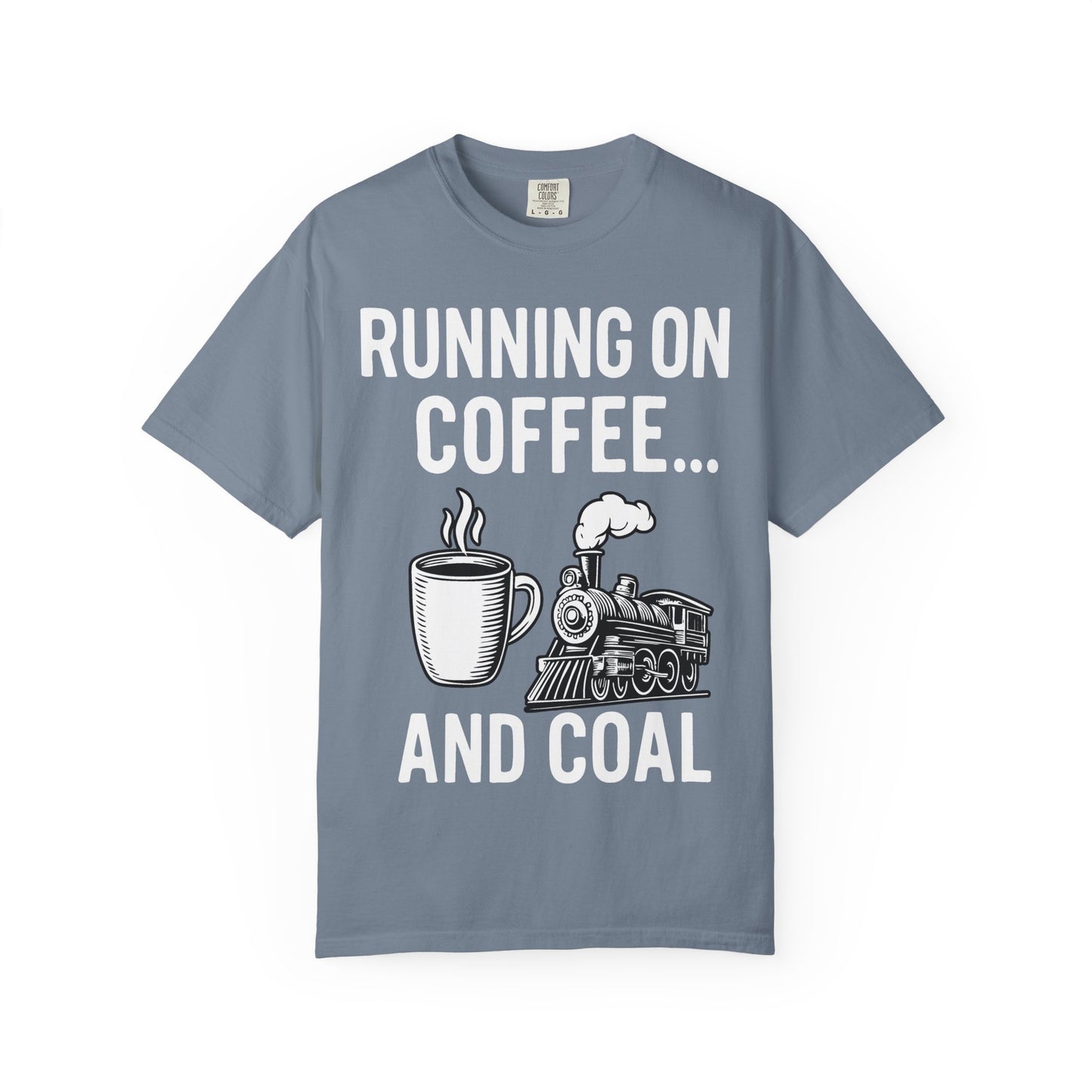 Coffee & Coal - Train and Coffee Enthusiast Tee - Unisex T-shirt