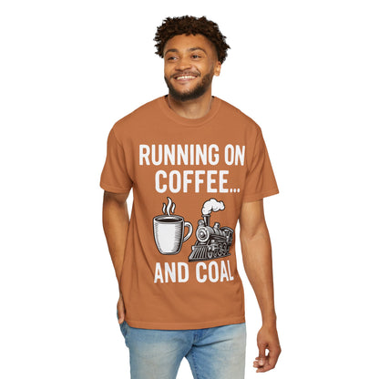 Coffee & Coal - Train and Coffee Enthusiast Tee - Unisex T-shirt