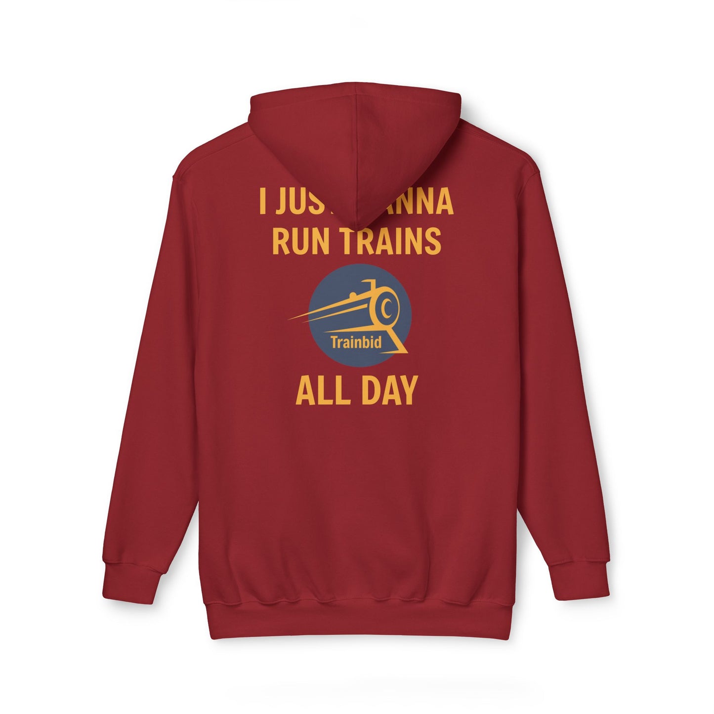 Run Trains All Day Train Enthusiast Unisex Hoodie, Perfect Gift for Train Lovers, Cozy Sweatshirt for All Occasions, Made in US, Buy More Trains [...]