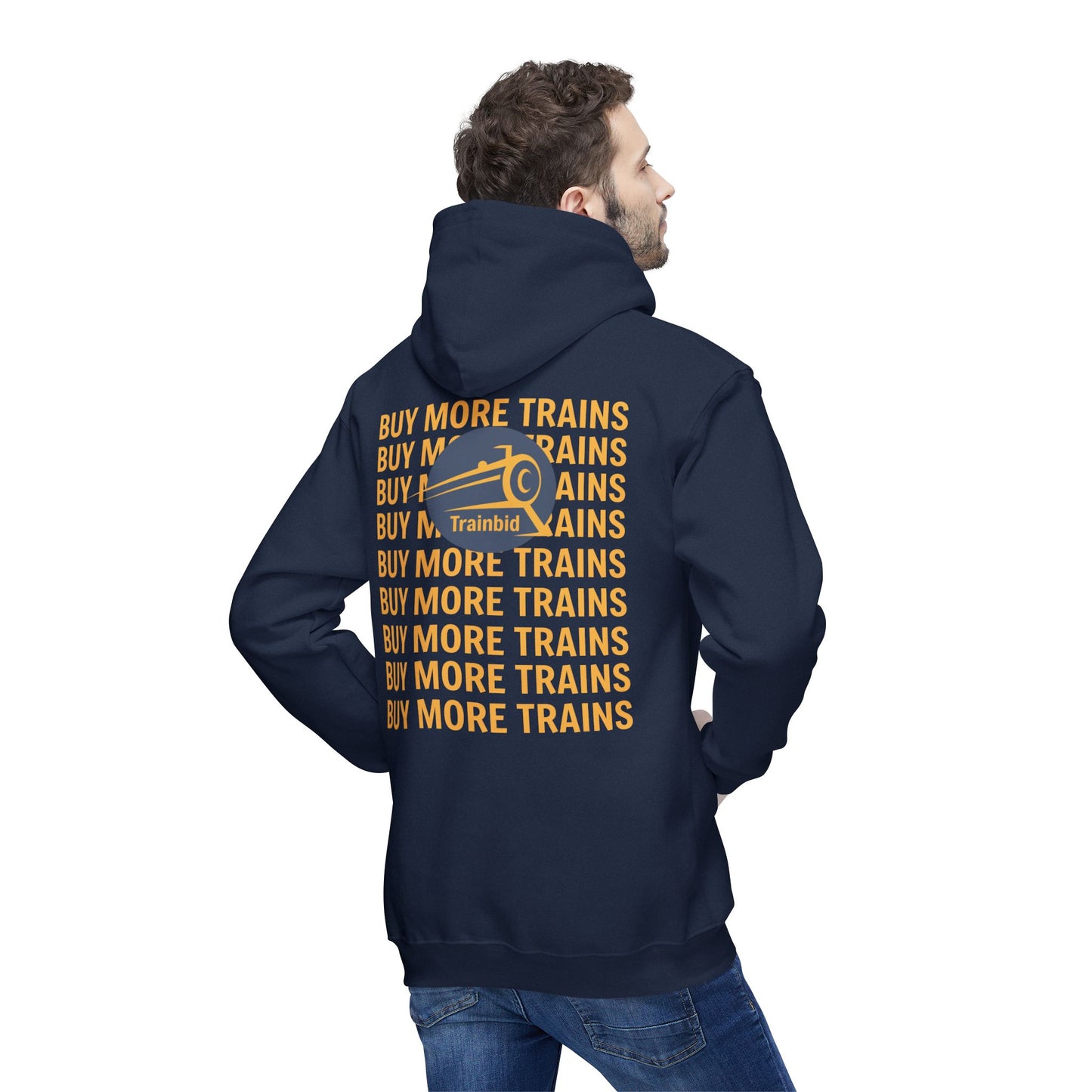Train Enthusiast Unisex Hoodie, Perfect Gift for Train Lovers, Cozy Sweatshirt for All Occasions, Made in US, Buy More Trains [...]