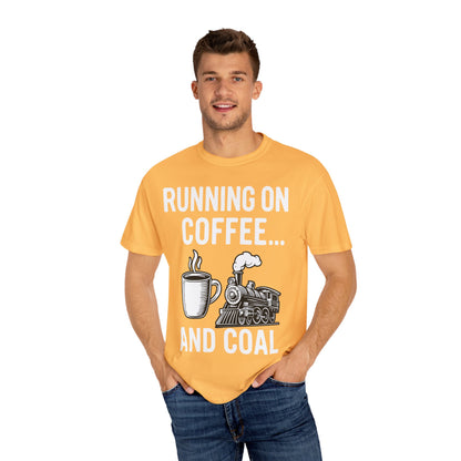 Coffee & Coal - Train and Coffee Enthusiast Tee - Unisex T-shirt