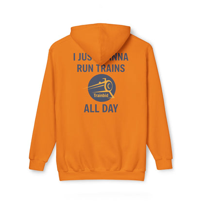 Run Trains All Day Train Enthusiast Unisex Hoodie, Perfect Gift for Train Lovers, Cozy Sweatshirt for All Occasions, Made in US, Buy More Trains [...]