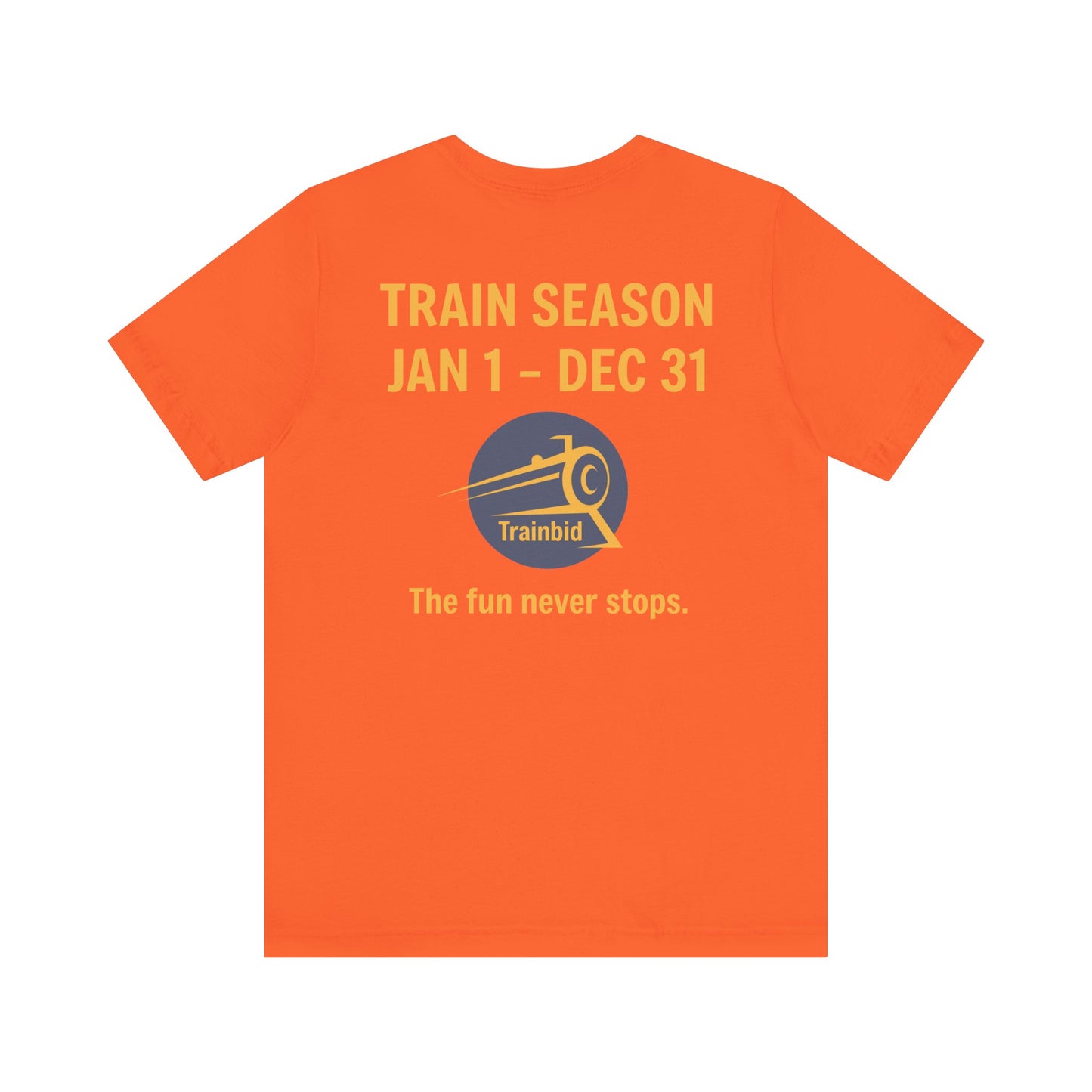 Train Enthusiast Tee, TRAIN SEASON, Unisex Short Sleeve Tee, Train Hobby Gift, Railroad Lover Apparel