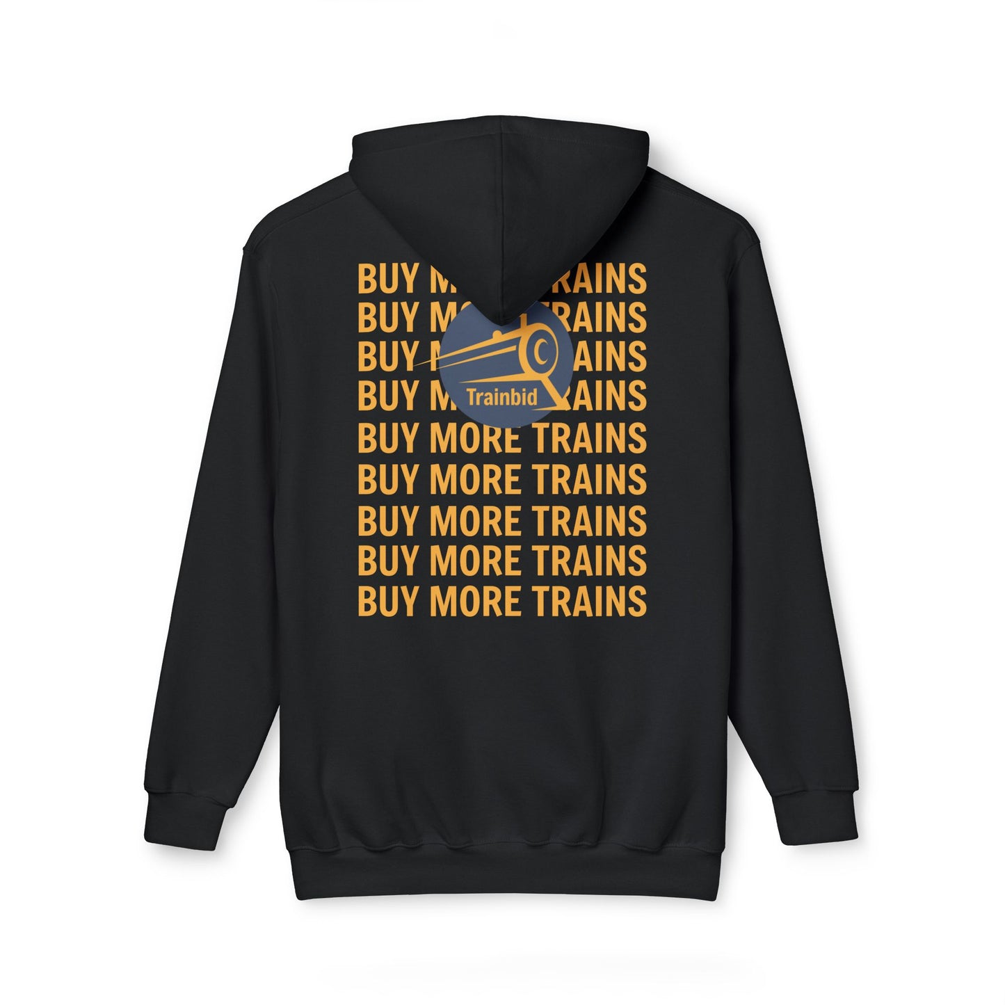 Train Enthusiast Unisex Hoodie, Perfect Gift for Train Lovers, Cozy Sweatshirt for All Occasions, Made in US, Buy More Trains [...]
