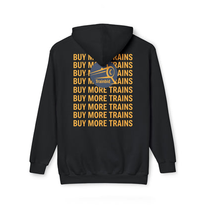 Train Enthusiast Unisex Hoodie, Perfect Gift for Train Lovers, Cozy Sweatshirt for All Occasions, Made in US, Buy More Trains [...]