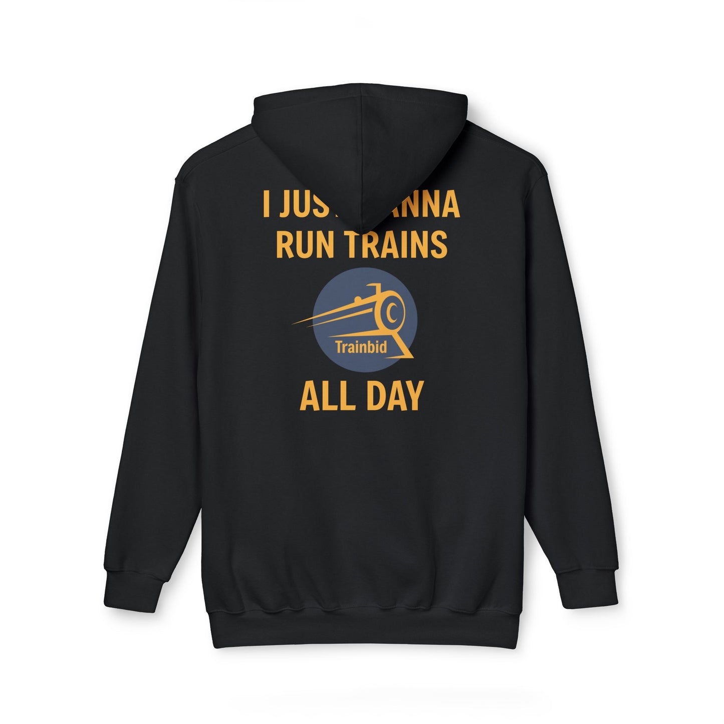 Run Trains All Day Train Enthusiast Unisex Hoodie, Perfect Gift for Train Lovers, Cozy Sweatshirt for All Occasions, Made in US, Buy More Trains [...]