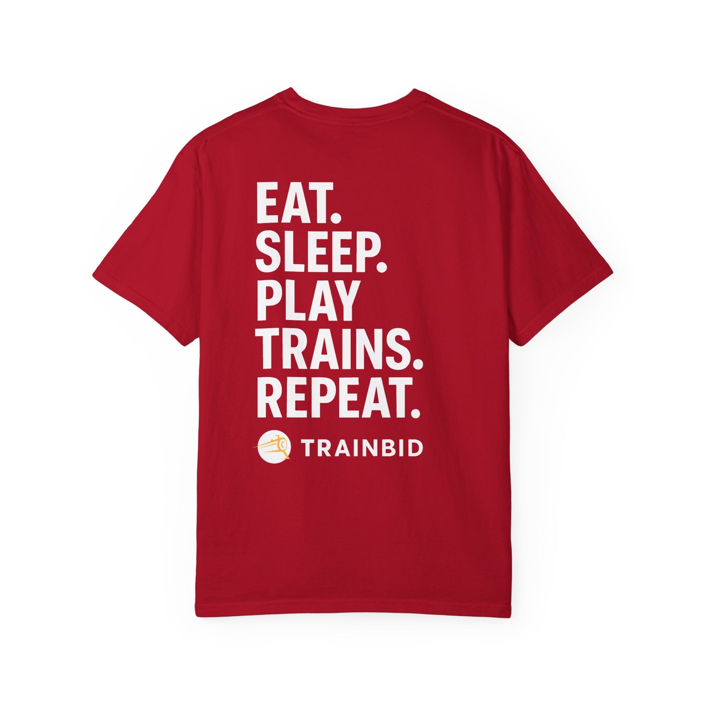 Eat Sleep Play Trains Repeat - Train Lover T-Shirt
