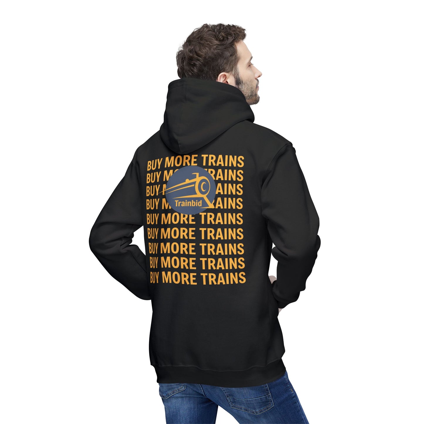 Train Enthusiast Unisex Hoodie, Perfect Gift for Train Lovers, Cozy Sweatshirt for All Occasions, Made in US, Buy More Trains [...]