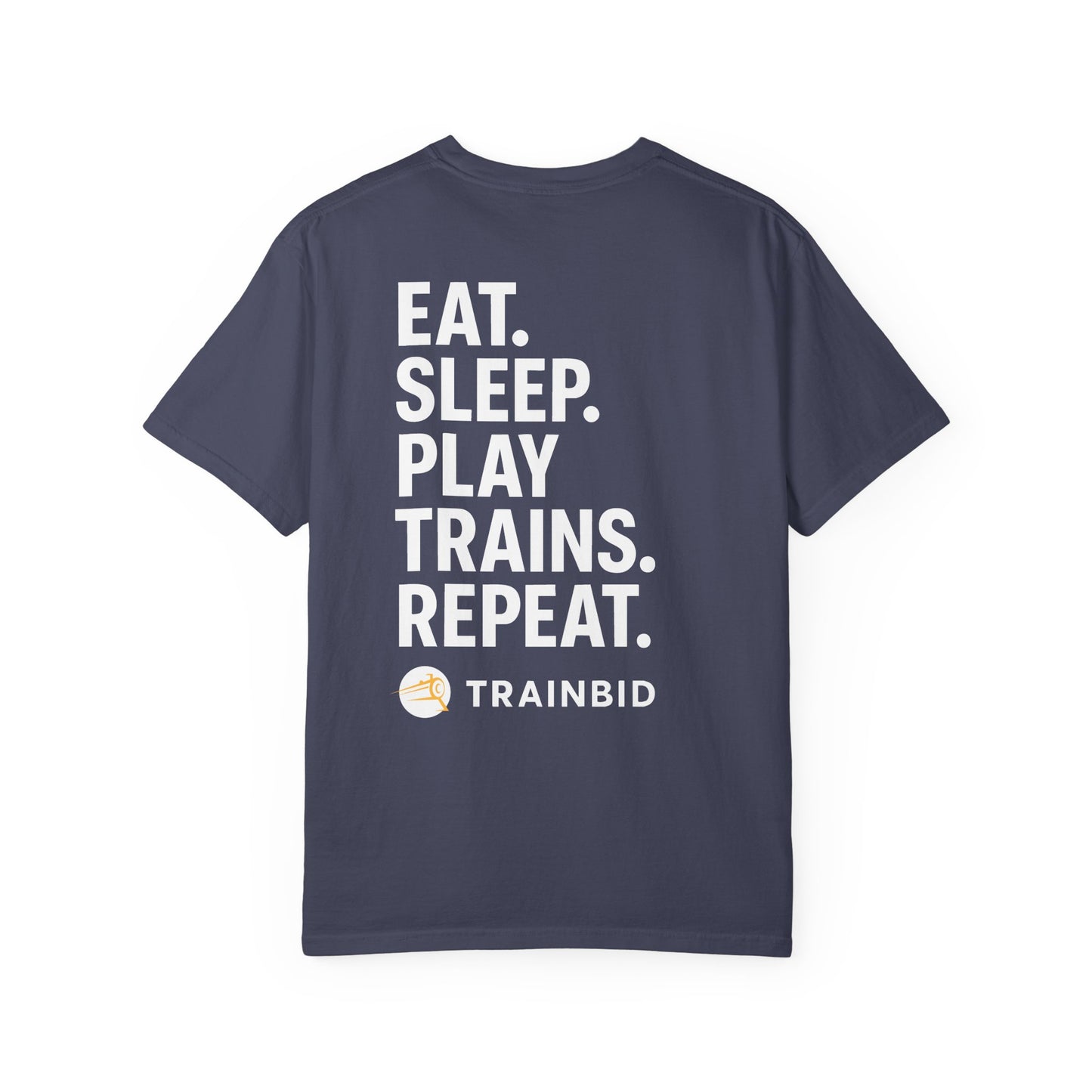 Eat Sleep Play Trains Repeat - Train Lover T-Shirt
