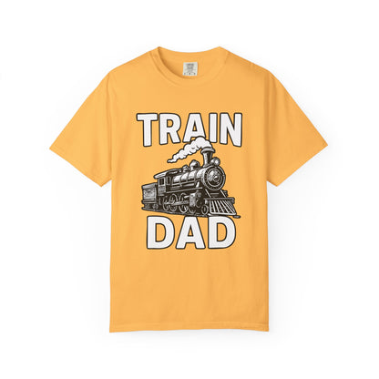 Train Dad T-shirt for Train Enthusiasts