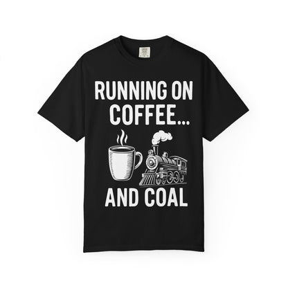 Coffee & Coal - Train and Coffee Enthusiast Tee - Unisex T-shirt