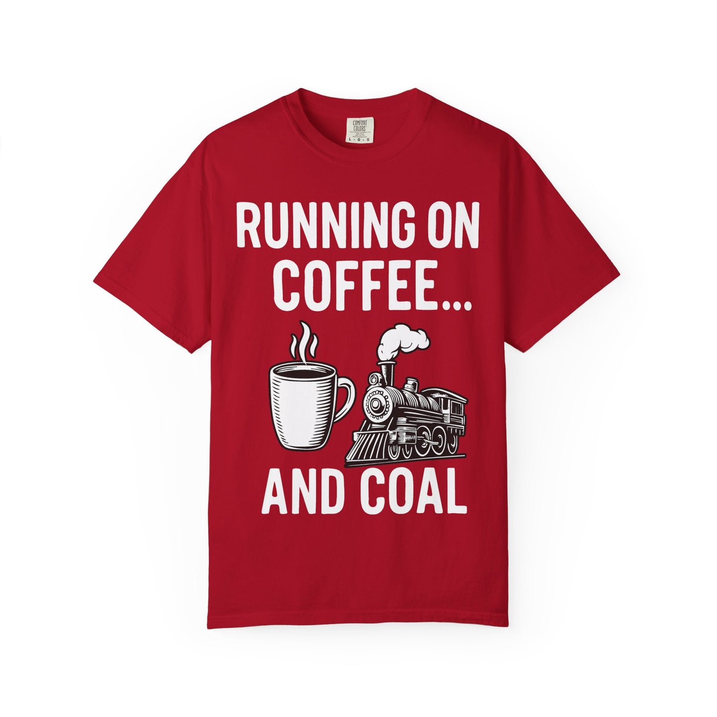Coffee & Coal - Train and Coffee Enthusiast Tee - Unisex T-shirt