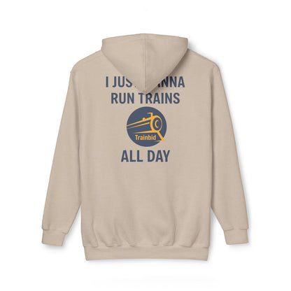 Run Trains All Day Train Enthusiast Unisex Hoodie, Perfect Gift for Train Lovers, Cozy Sweatshirt for All Occasions, Made in US, Buy More Trains [...]