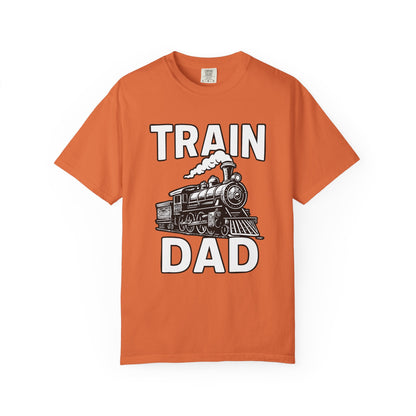 Train Dad T-shirt for Train Enthusiasts