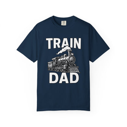 Train Dad T-shirt for Train Enthusiasts