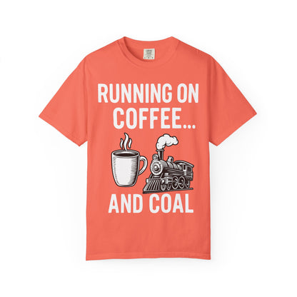 Coffee & Coal - Train and Coffee Enthusiast Tee - Unisex T-shirt