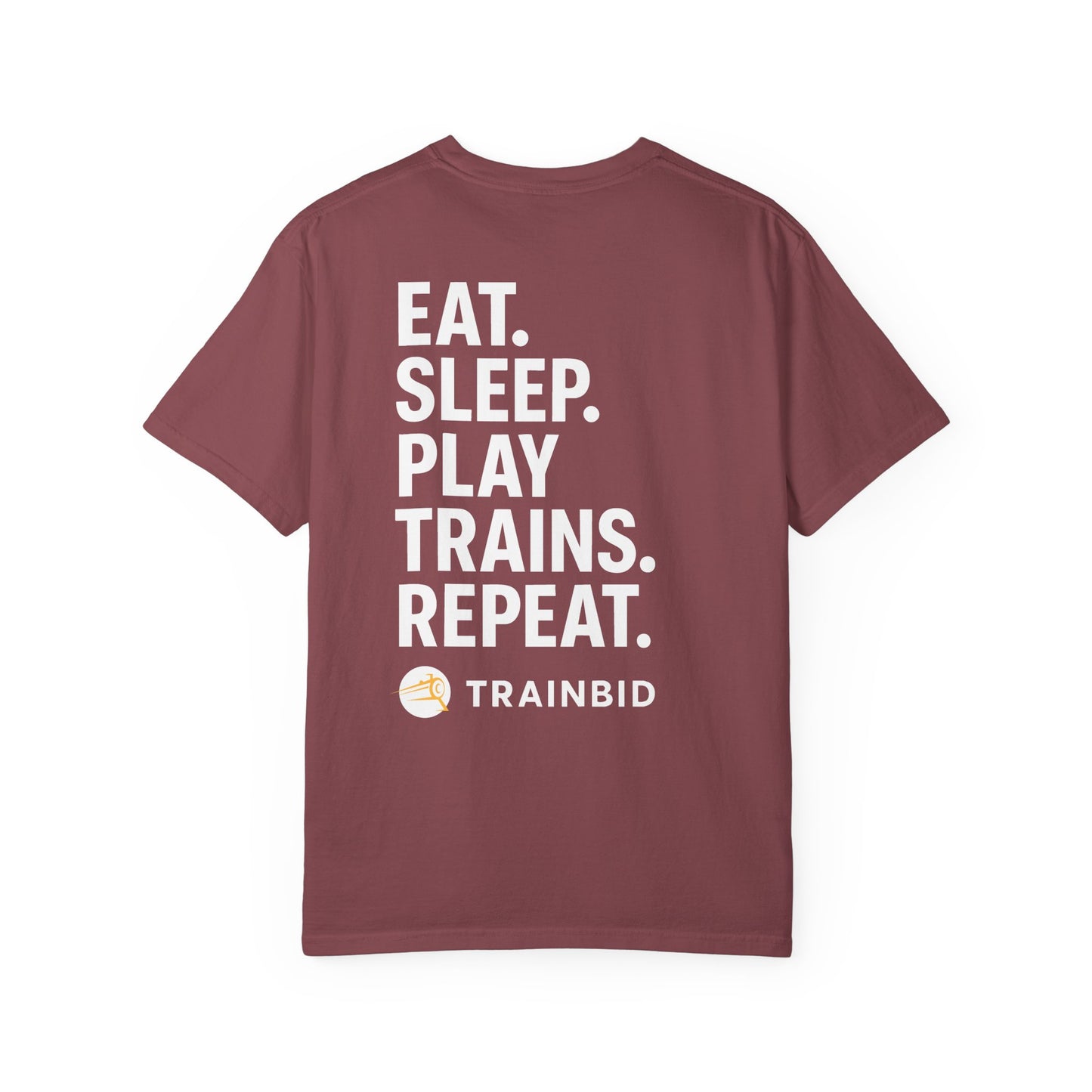 Eat Sleep Play Trains Repeat - Train Lover T-Shirt