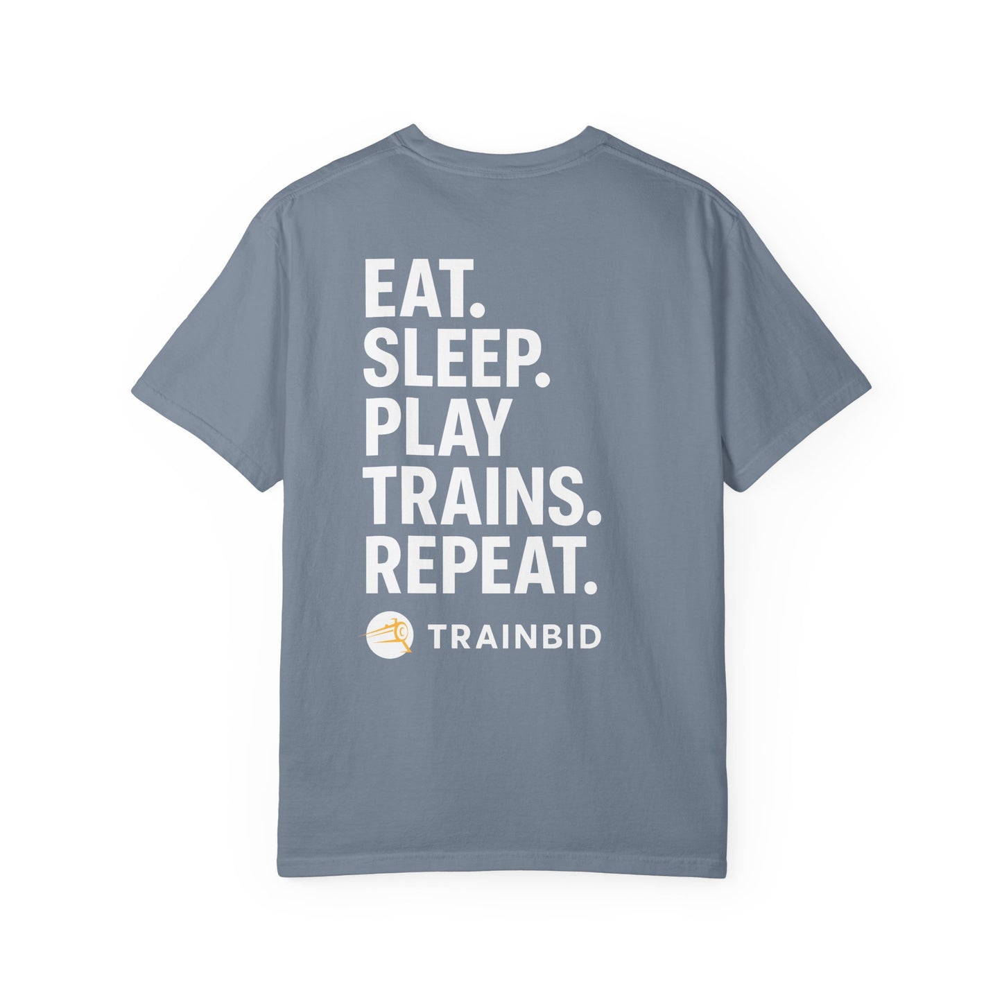 Eat Sleep Play Trains Repeat - Train Lover T-Shirt