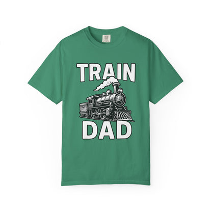 Train Dad T-shirt for Train Enthusiasts