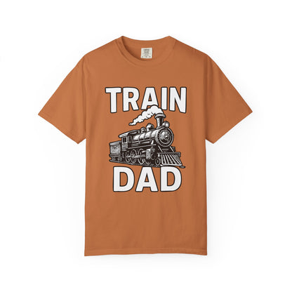 Train Dad T-shirt for Train Enthusiasts