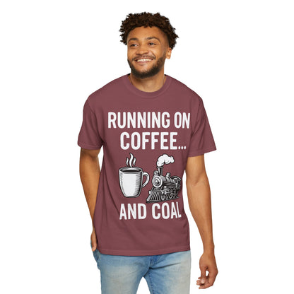 Coffee & Coal - Train and Coffee Enthusiast Tee - Unisex T-shirt