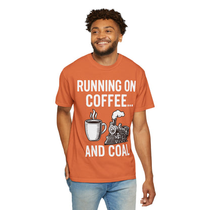 Coffee & Coal - Train and Coffee Enthusiast Tee - Unisex T-shirt