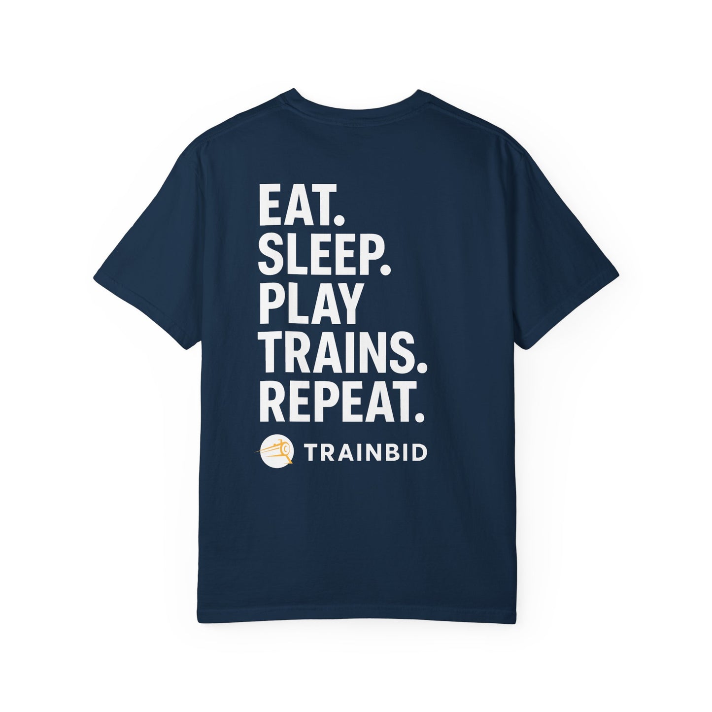 Eat Sleep Play Trains Repeat - Train Lover T-Shirt