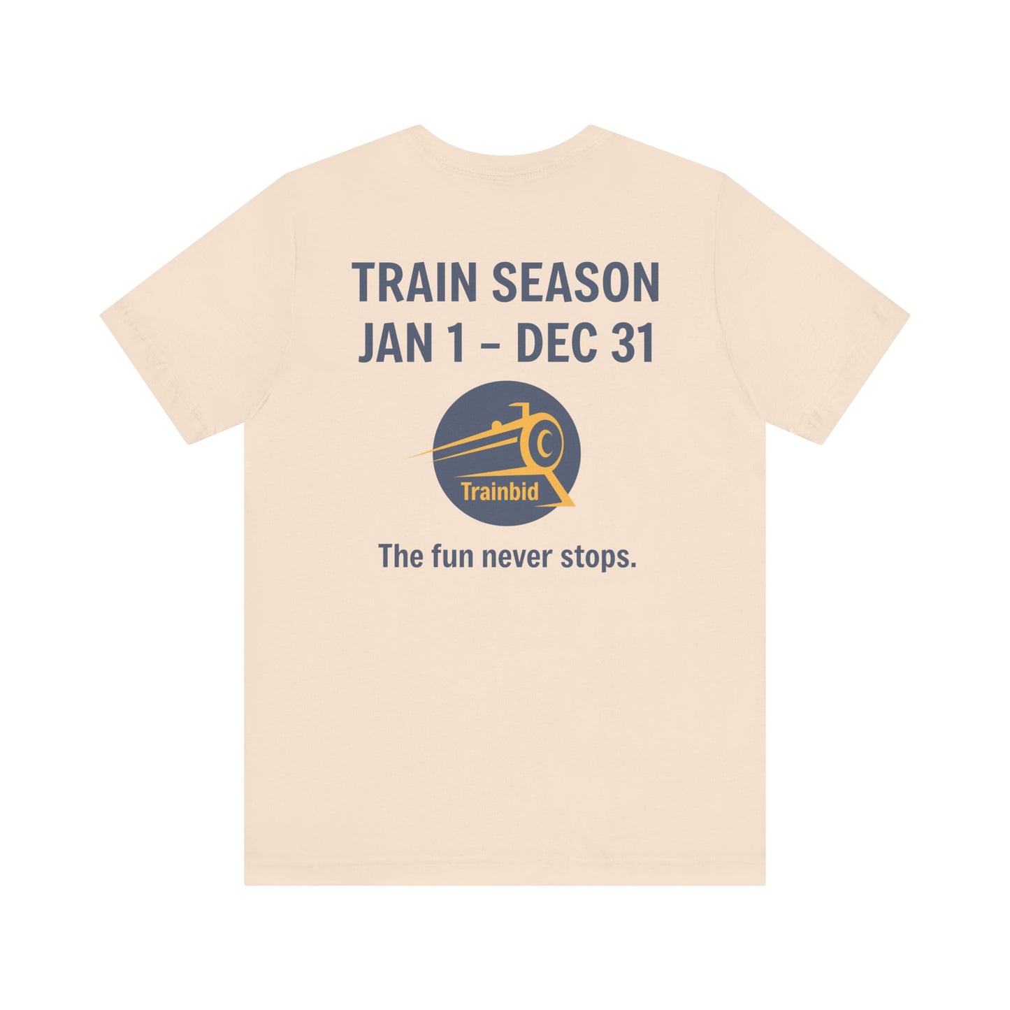 Train Enthusiast Tee, TRAIN SEASON, Unisex Short Sleeve Tee, Train Hobby Gift, Railroad Lover Apparel