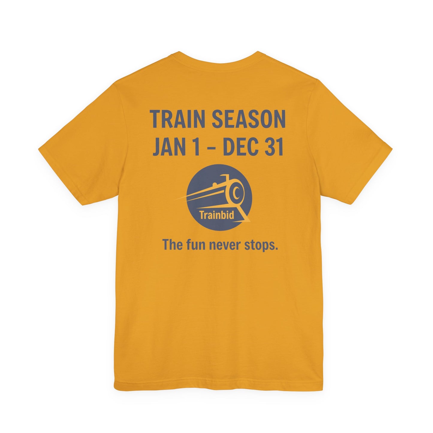 Train Enthusiast Tee, TRAIN SEASON, Unisex Short Sleeve Tee, Train Hobby Gift, Railroad Lover Apparel