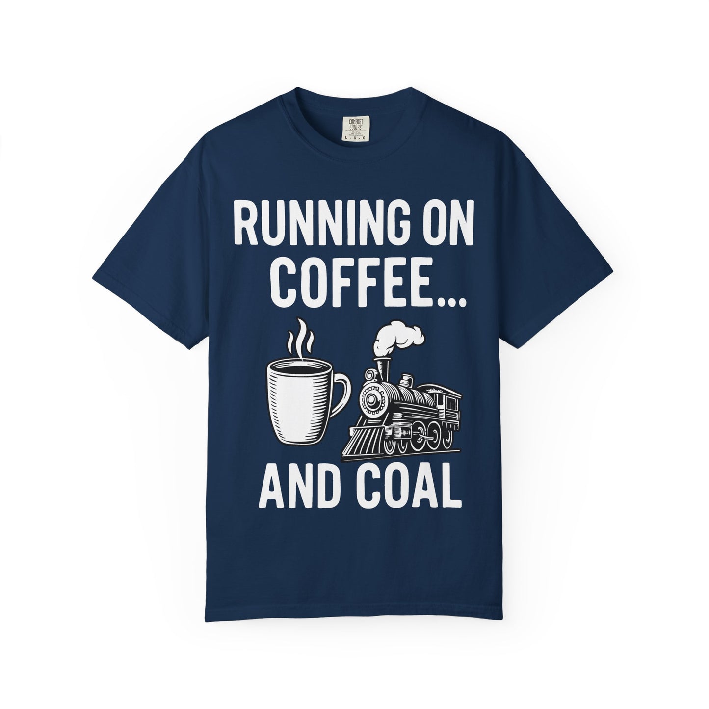 Coffee & Coal - Train and Coffee Enthusiast Tee - Unisex T-shirt