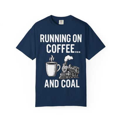 Coffee & Coal - Train and Coffee Enthusiast Tee - Unisex T-shirt