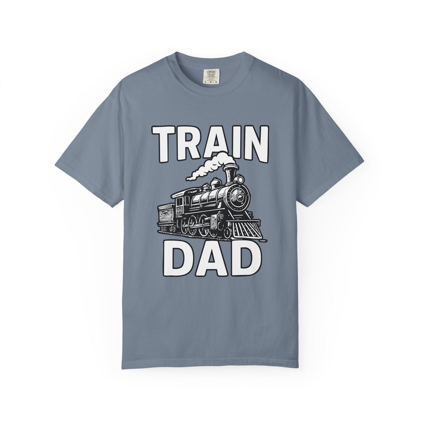 Train Dad T-shirt for Train Enthusiasts