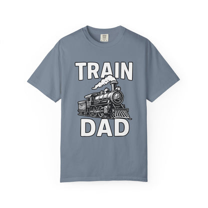 Train Dad T-shirt for Train Enthusiasts