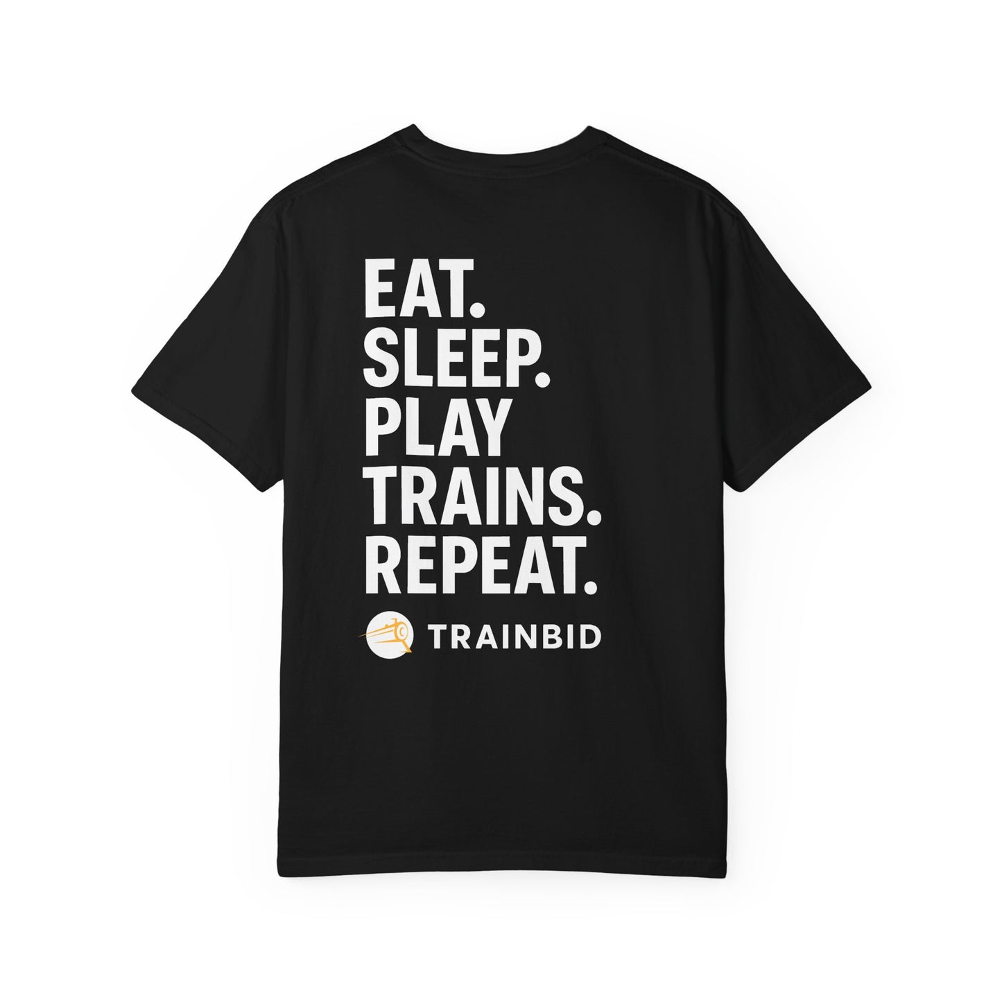 Eat Sleep Play Trains Repeat - Train Lover T-Shirt
