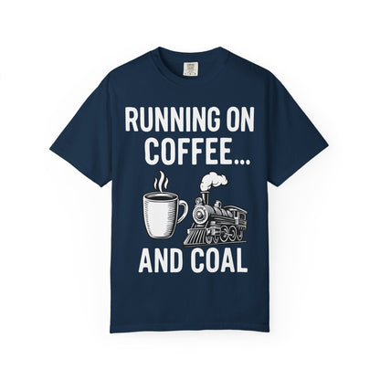 Coffee & Coal - Train and Coffee Enthusiast Tee - Unisex T-shirt