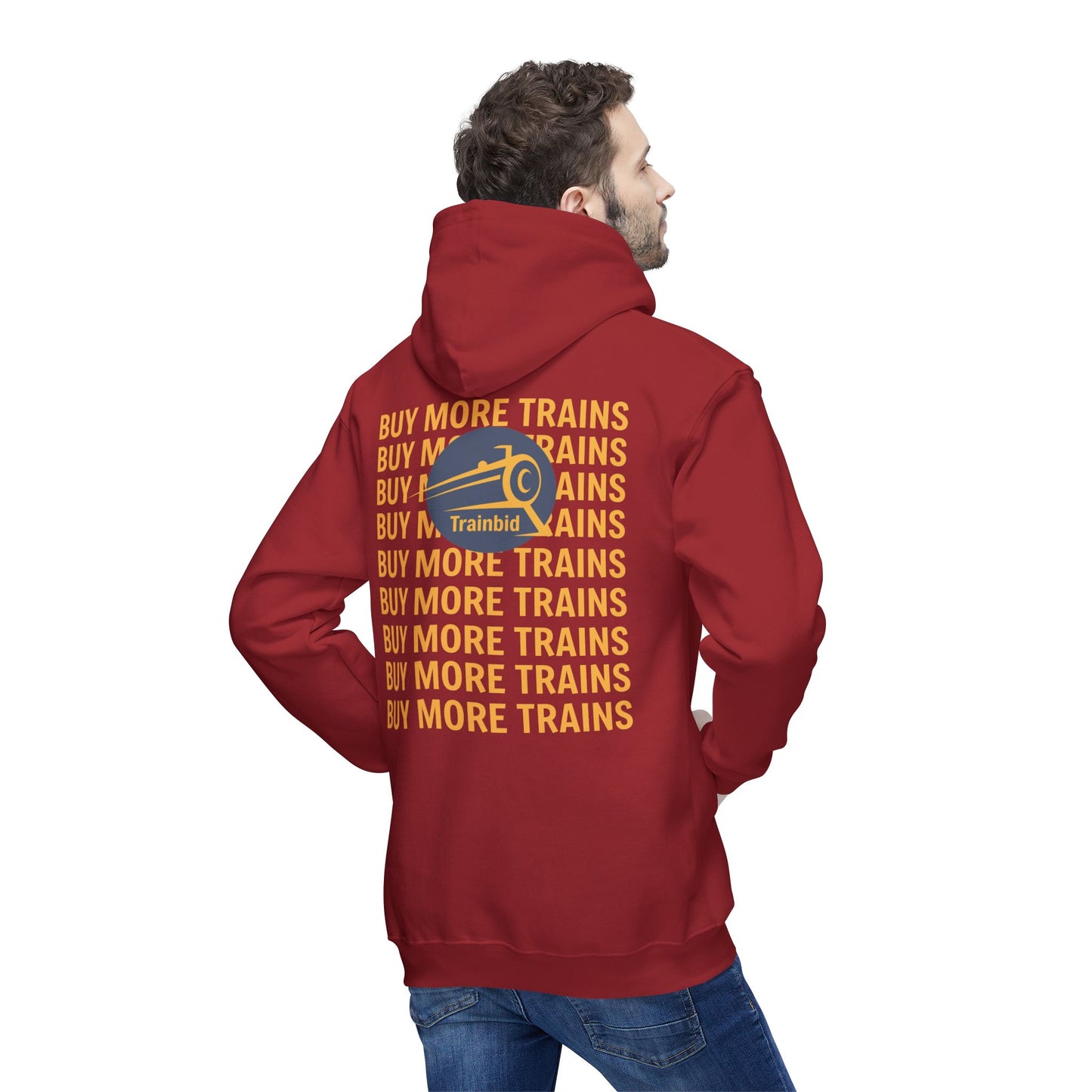Train Enthusiast Unisex Hoodie, Perfect Gift for Train Lovers, Cozy Sweatshirt for All Occasions, Made in US, Buy More Trains [...]