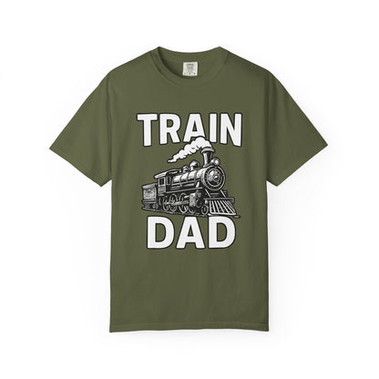 Train Dad T-shirt for Train Enthusiasts