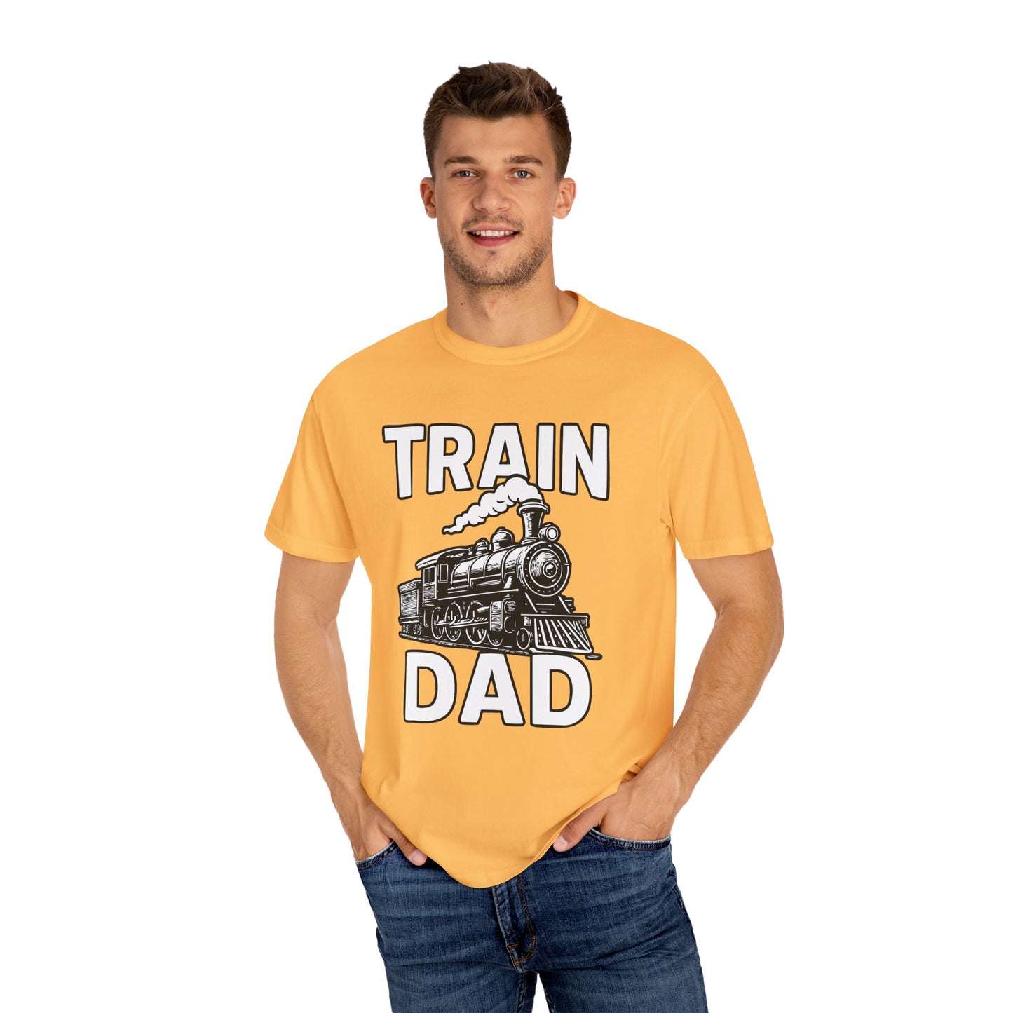 Train Dad T-shirt for Train Enthusiasts