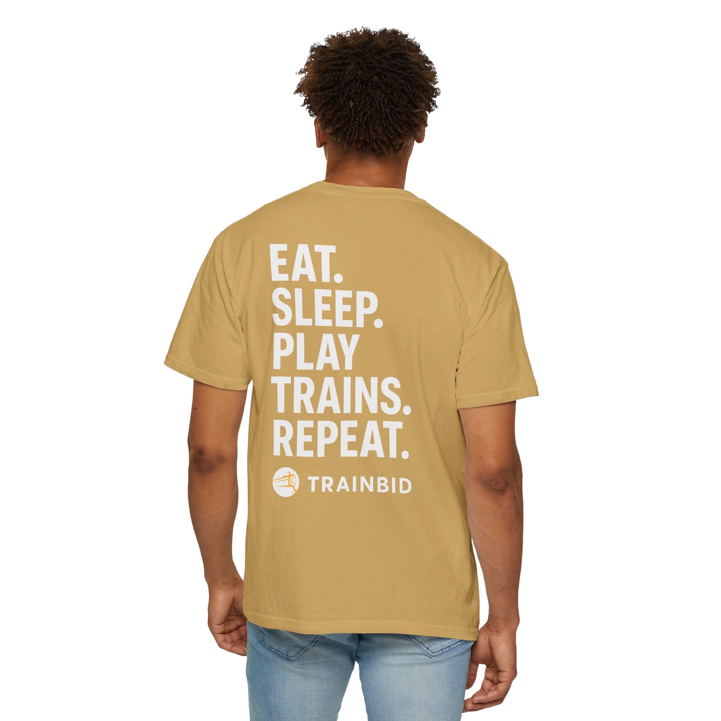 Eat Sleep Play Trains Repeat - Train Lover T-Shirt